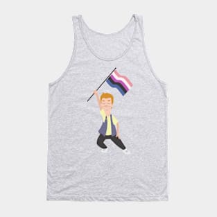 Jimmy Jr. x Gender Fluid Flag Tank Top